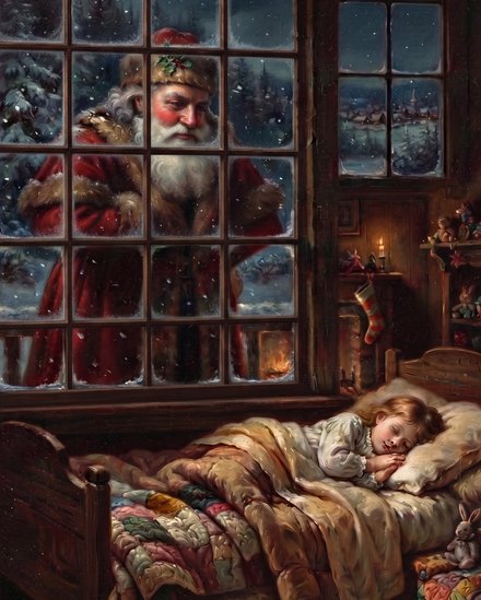 He Sees You When You're Sleeping — It's his favorite part of the job, and there should be an intervention.