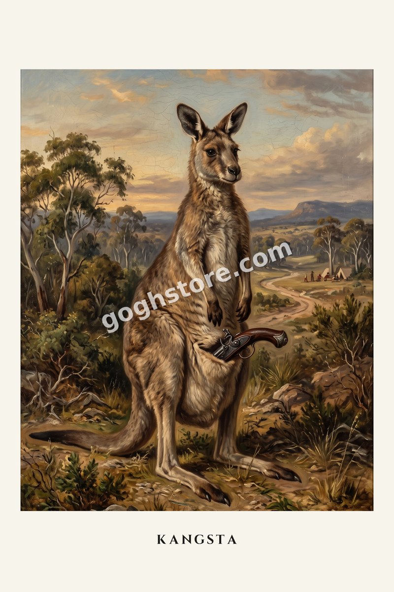 Kangsta — He is carrying. The pouch is not for groceries.