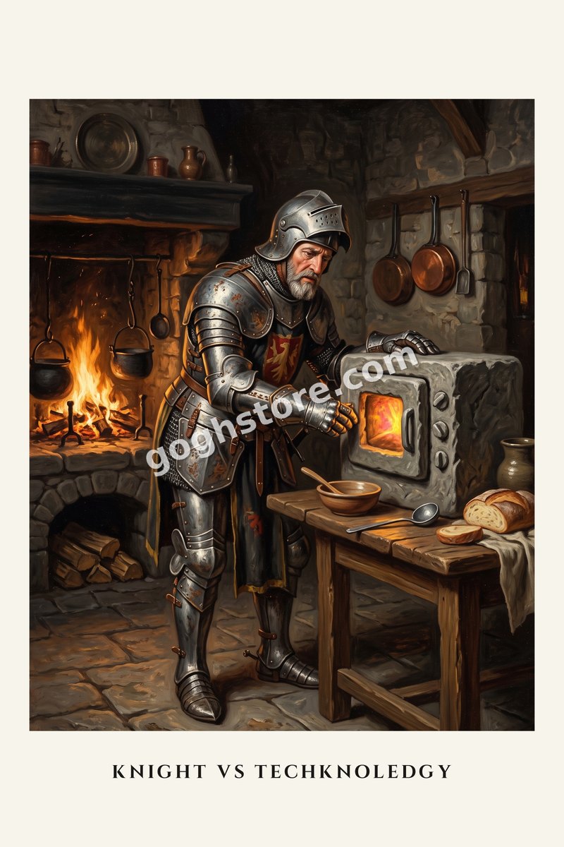 Knight vs Techknoledgy — Forty years of combat training. Defeated by the reheat setting.