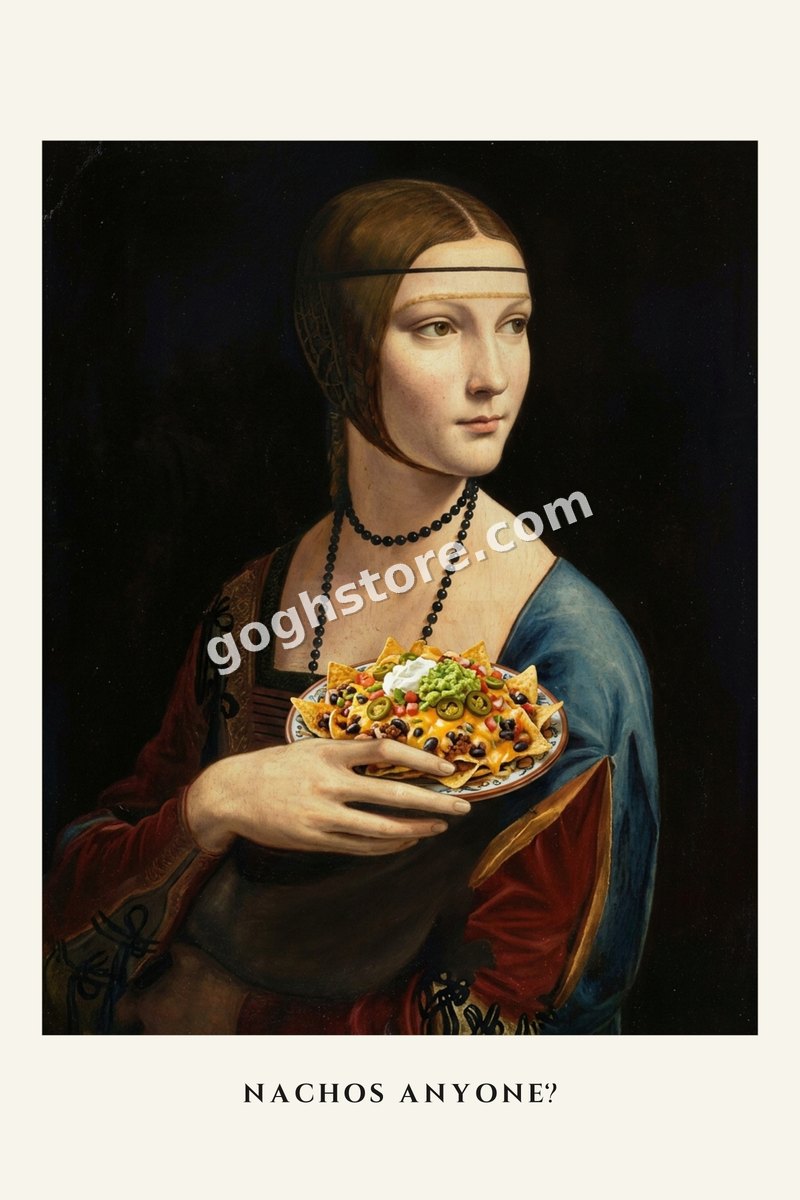 Nachos Anyone — The ermine has been replaced. Nobody is complaining.