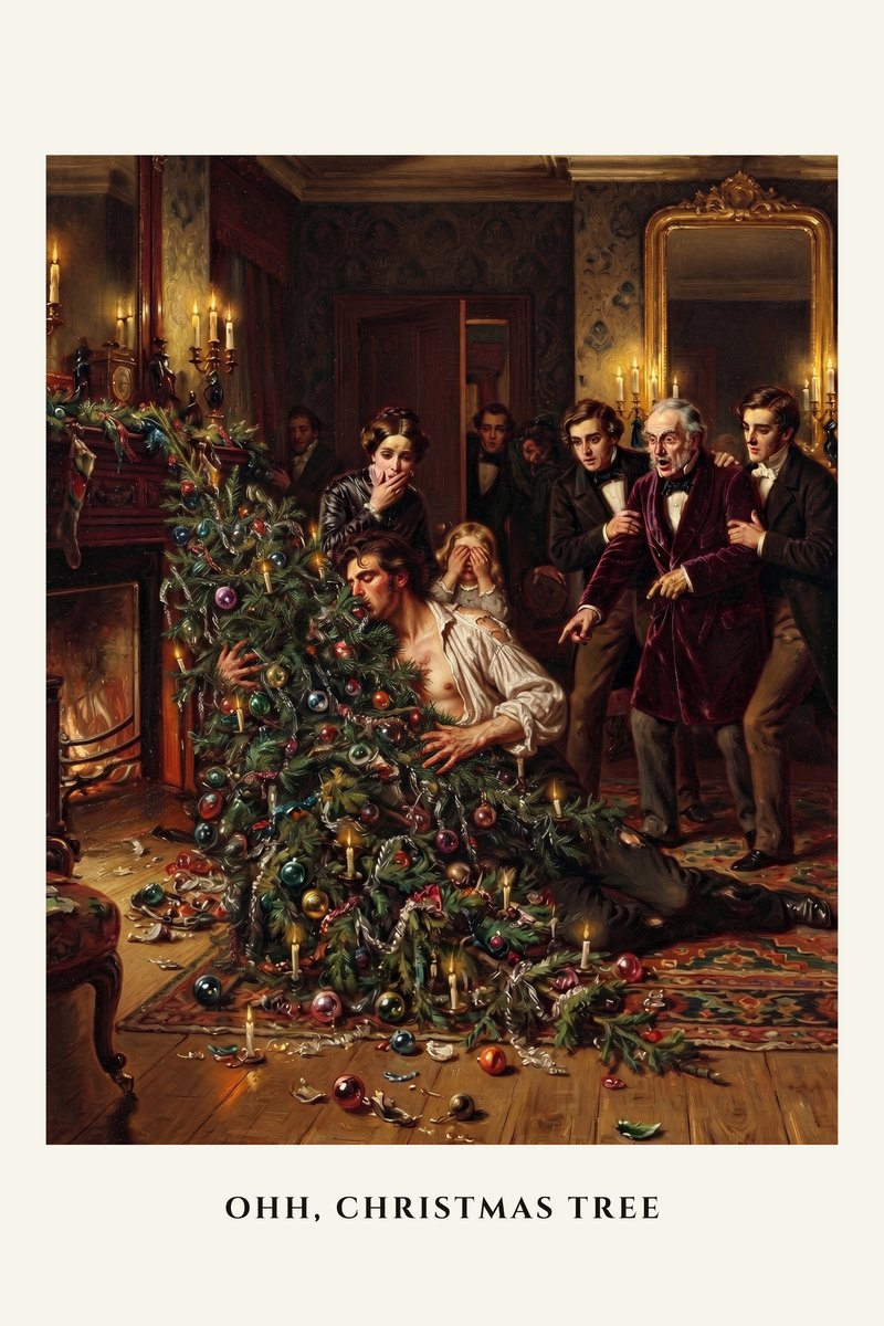 Ohh, Christmas Tree — How lovely and supple are your branches.