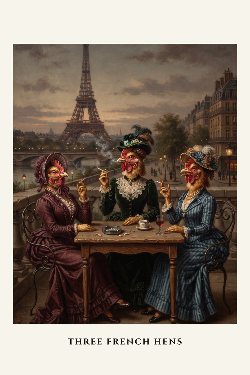 Three French Hens — They're so arrogant.