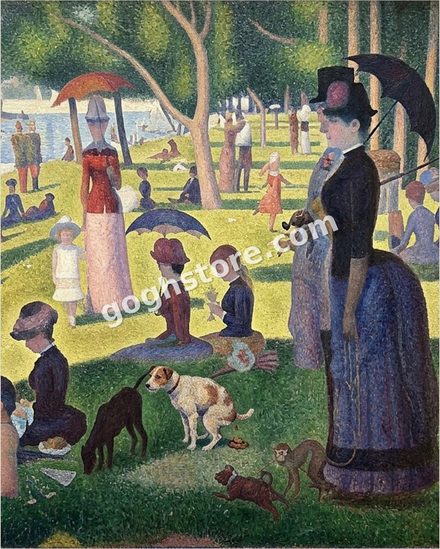 AN UNNECESSARY ADDITION — Seurat spent two years on this park. Something got in.