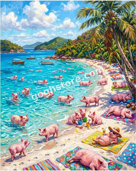 BAY OF PIGS — The invasion went swimmingly. Everyone stayed for the week.