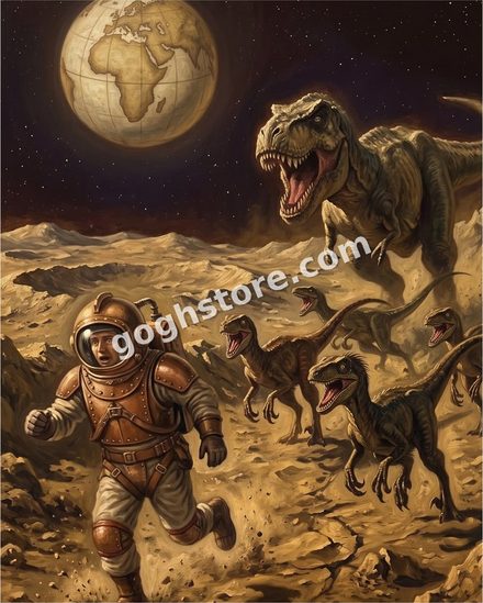 DANG DINOSAURS — Space was supposed to be the safe part.