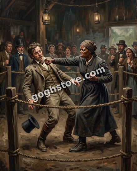 HARRIET T.K.O. TUBMAN — She freed hundreds. She also had a hell of a right hook.