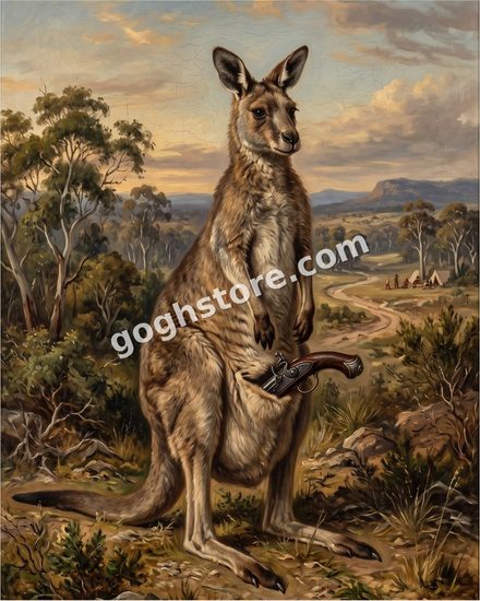 KANGSTA — He is carrying. The pouch is not for groceries.