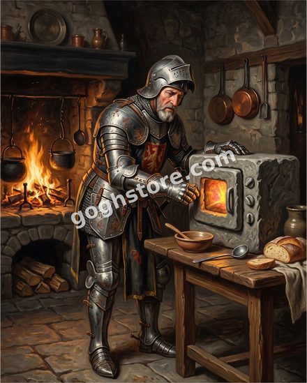 KNIGHT VS TECHKNOLEDGY — Forty years of combat training. Defeated by the reheat setting.