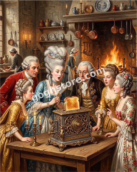 THE MAGIC OF TOAST — The court has gathered to witness breakfast.