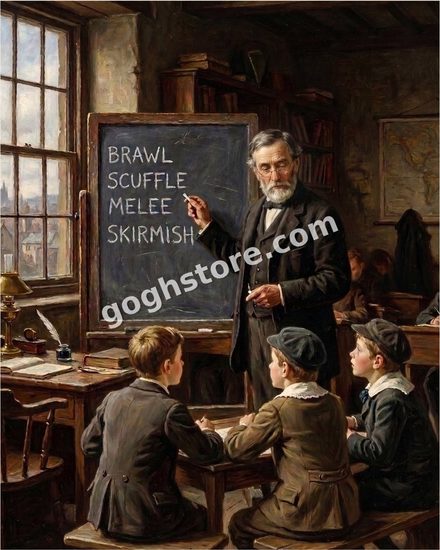 THEM'S FIGHTIN' WORDS — Brawl. Scuffle. Melee. Skirmish. Today's lesson is practical.