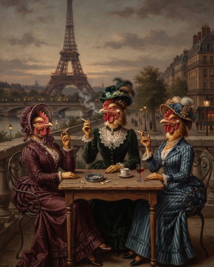Three French Hens — They're so arrogant.